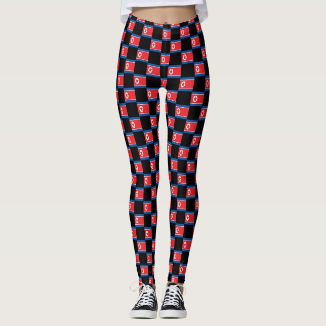Grenzpatrone Nordkorea Leggings (Vorderseite)