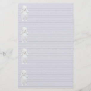 Grenzposten für Eisbären - fakultative Linien Briefpapier