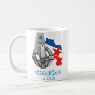 Grenzschutz JNA-Abzeichen (Granicari JNA znacka) Kaffeetasse