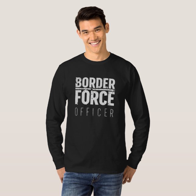 Grenzschutzbeamter T-Shirt (Vorne ganz)