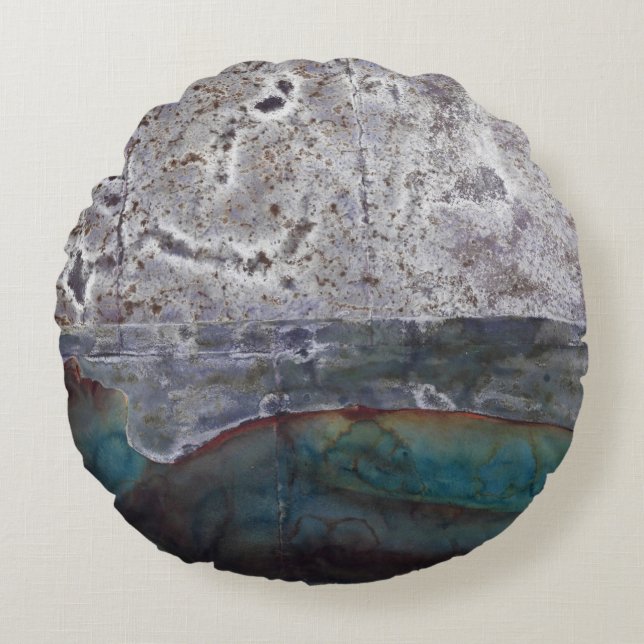 Grenzstrand 2 rundes kissen (Vorderseite)