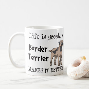 Grenzterrier-Hundegeschenk-Tasse Kaffeetasse