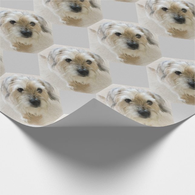 GrenzTerrier-Packpapier Geschenkpapier (Ecke)