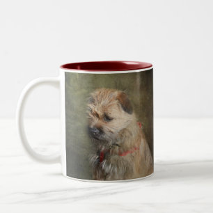 Grenzterrier-Tasse Zweifarbige Tasse