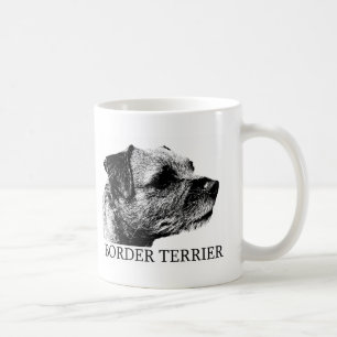 Grenzterrier-Zeichnen Kaffeetasse