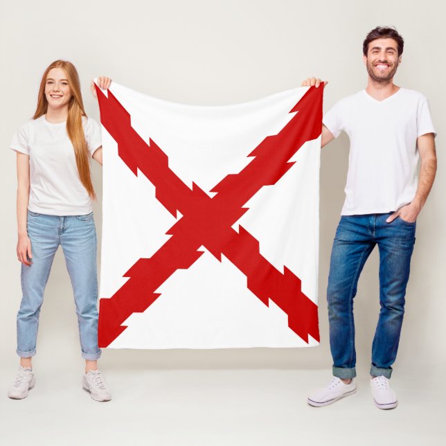 Grenzübergang Burgund Fleecedecke (Beispiel)