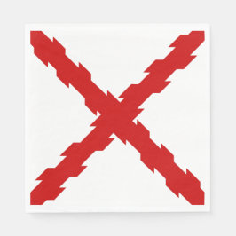 Grenzübergang Burgund Serviette