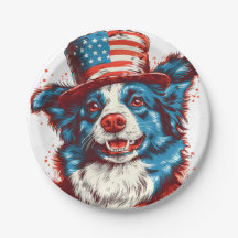 Grenzübergang mit amerikanischer Flagge