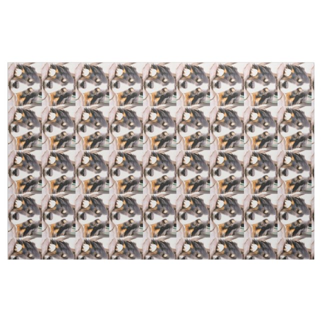 GRENZÜBERSCHREITENDE COLLIES STOFF (Fat Quarter (45,7 x 55,9 cm))