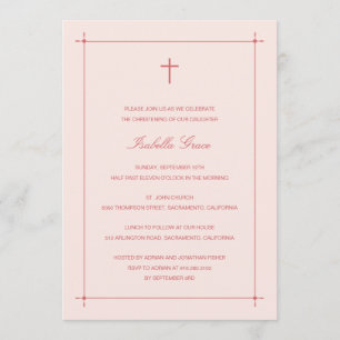 Grenzüberschreitende Taufen/Einladung Einladung