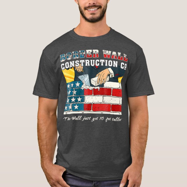 GrenzWall Construction Co Patriotic T-Shirt (Vorderseite)