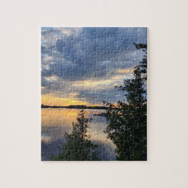 Grenzwasser Sunset Puzzle (Vertikal)