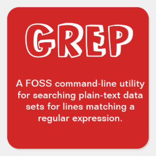 GREP Aufkleber
