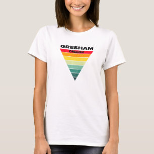 Gresham Oregon oder Heimat Portland Zuhause Staat T-Shirt