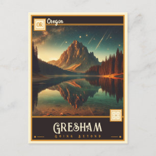 Gresham, Oregon   Vintage Postkarte