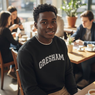 GRESHAM Universitäts-Pullover America College Sweatshirt