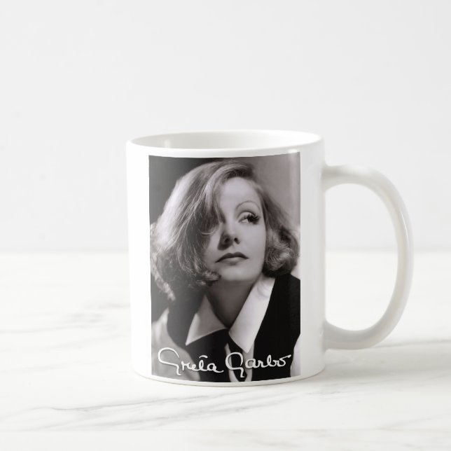 Greta Garbo Unterzeichnungs-Tasse Tasse (Rechts)