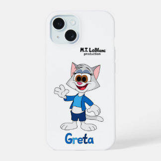 Greta Kitty iPhone-Hülle iPhone 15 Hülle