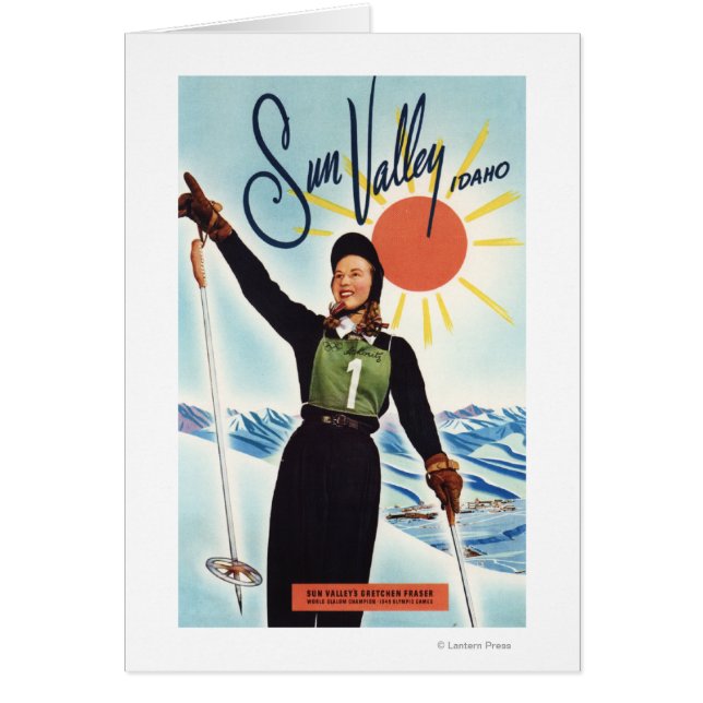 Gretchen Fraser Advertisement Poster (Vorne)