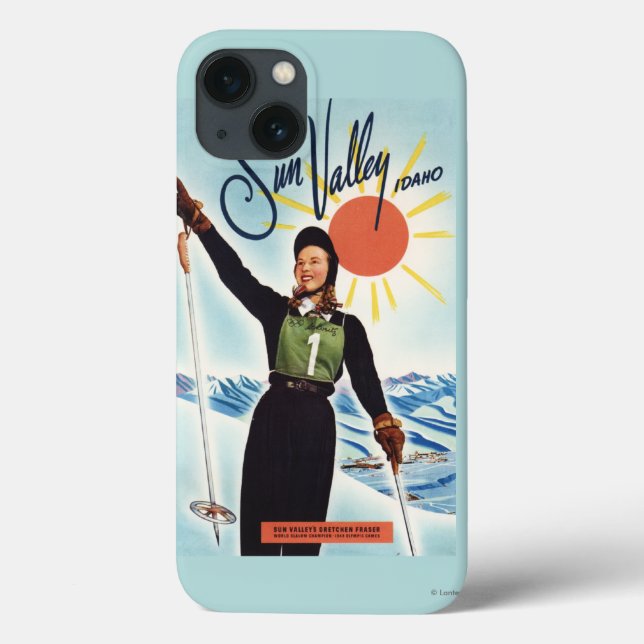 Gretchen Fraser Advertisement Poster Case-Mate iPhone Hülle (Rückseite)
