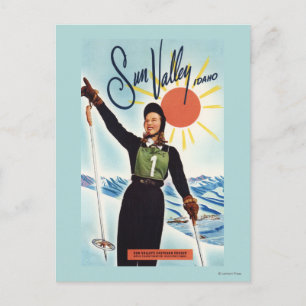 Gretchen Fraser Werbeplakat Postkarte