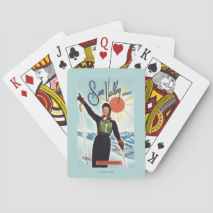 Gretchen Fraser Werbeplakat Spielkarten