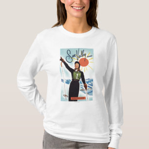 Gretchen Fraser Werbeplakat T-Shirt
