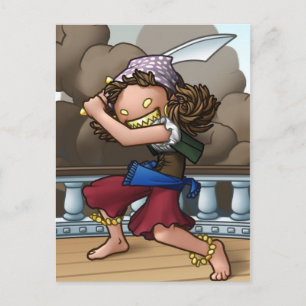 Gretchen Goldfang Post-Karte Postkarte