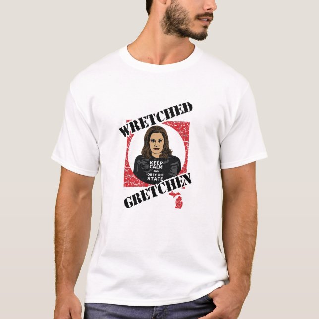 GRETCHEN WHITMER - MICHIGAN GOVERNOR - OBEY T-Shirt (Vorderseite)