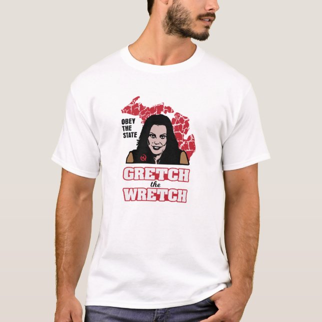GRETCHEN WHITMER - OBEE DEN STAAT - MICHIGAN GOV T-Shirt (Vorderseite)