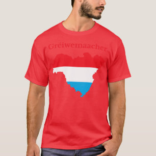 Grevenmacher Cantonale Karte Luxemburg T-Shirt