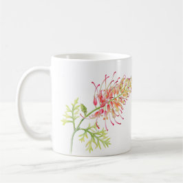 Grevillea Aquarell Blume Aquarell Kaffeetasse