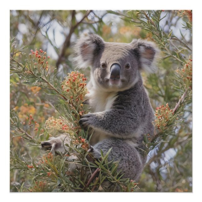 Grevillea Koala Bear, Fotodruck (Vorne)