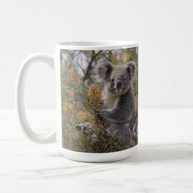 Grevillea Koala Bear, Kaffeetasse (Links)