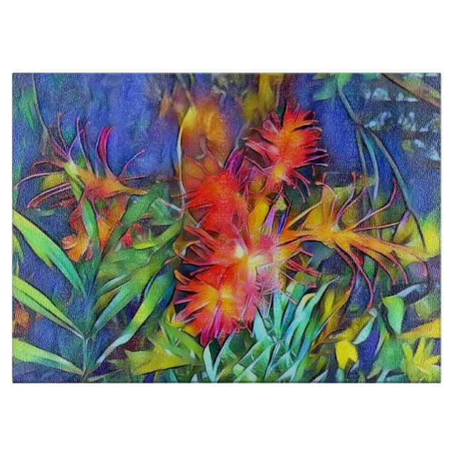 Grevillia Digital Kunst Schneidebrett (Vorderseite)