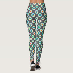 Grey Combincles by Shirley Taylor Leggings