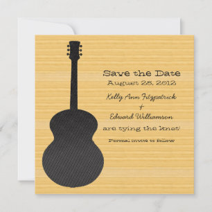 Grey Country Gitarre Save the Date einladen