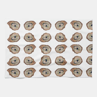 Grey oyster shell tea /Kitchen Towels Geschirrtuch