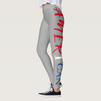 Grey Red White Black Women African America Le Leggings