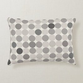 Grey Scandinavian Geometric Accent Pillow Dekokissen