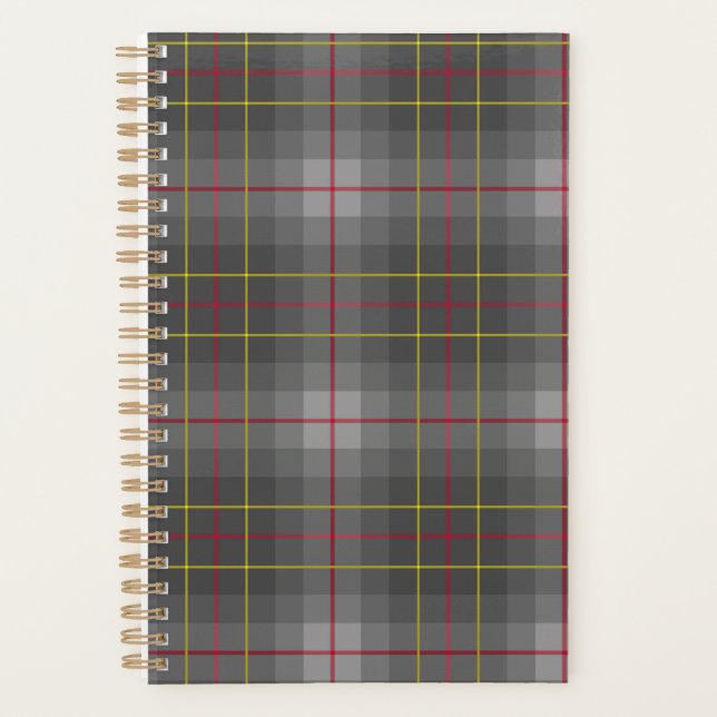 Grey Tartan Planner  Planer (Vorderseite)