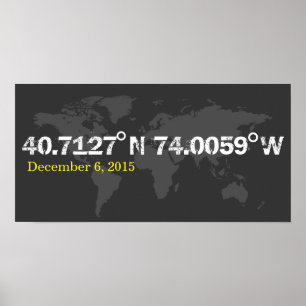 Grey World koordiniert das Datum des Hochzeitssond Poster