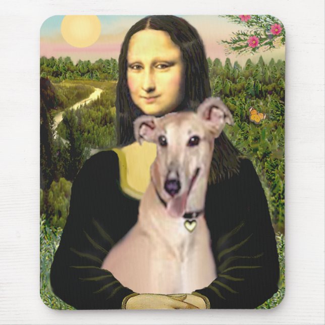 Greyhound 2 - Mona Lisa Mousepad (Vorne)