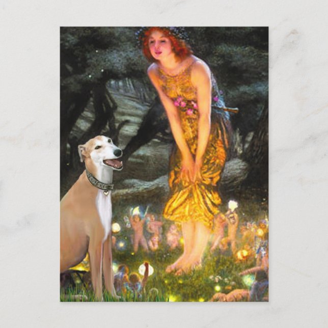 Greyhound 9B - Mitte Eve Postkarte (Vorderseite)