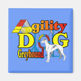 Greyhound_Agility Magnet