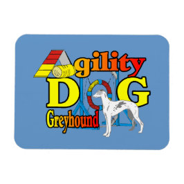 Greyhound-Agility Magnet