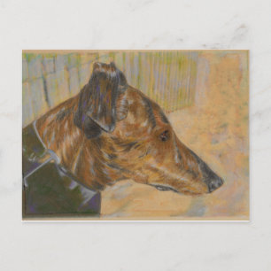 Greyhound Art Postcard Postkarte