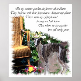 Greyhound Art Print Poster