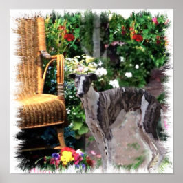 Greyhound Art Print Poster