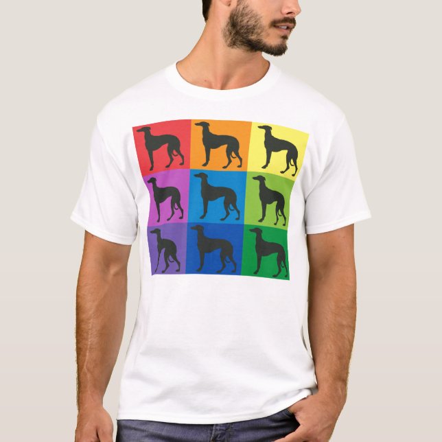 Greyhound Art T - Shirt (Vorderseite)